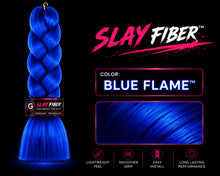 Load image into Gallery viewer, Slay Fiber Blue Flame braiding hair