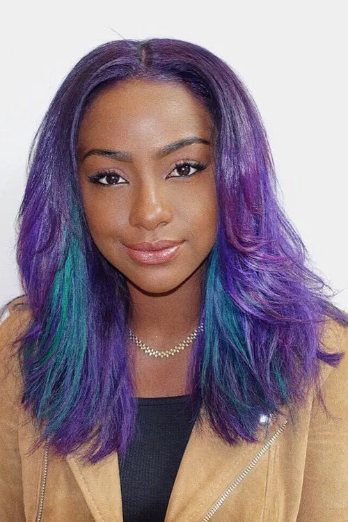Justine Skye wearing Glamour Wave by L’Avant Garde Hair