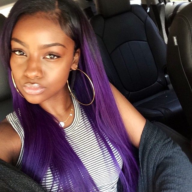 Justine Skye wearing Premiere Straight, second view