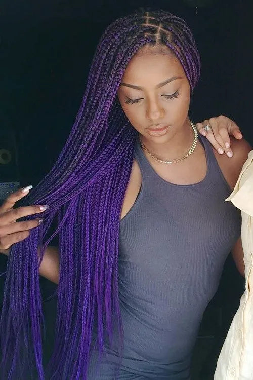Justine Skye wearing Slay Fiber by L’Avant Garde Hair